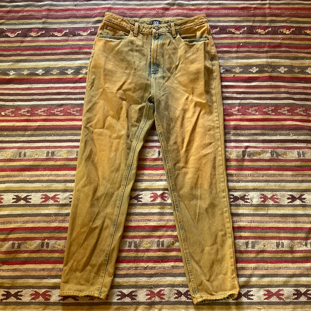 Urban Outfitters BDG brand, rust acid wash mom high waisted jeans. Size 31